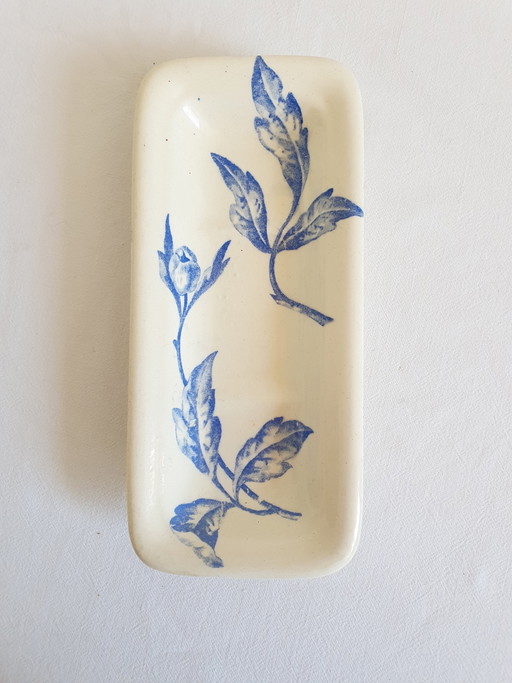 Antique Ironstone Soap Dish – decoratieve objecten, Ceramic