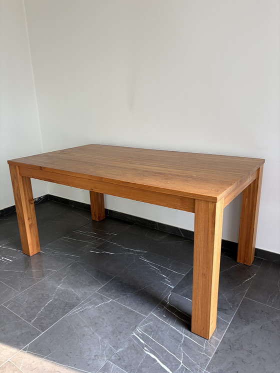 Solid wood table - 1990s vintage - designer piece – Dining tables (photo 2 of 10)