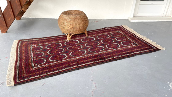 Image 1 of TAPIS Artisanal Vintage - 102cm x 204cm
