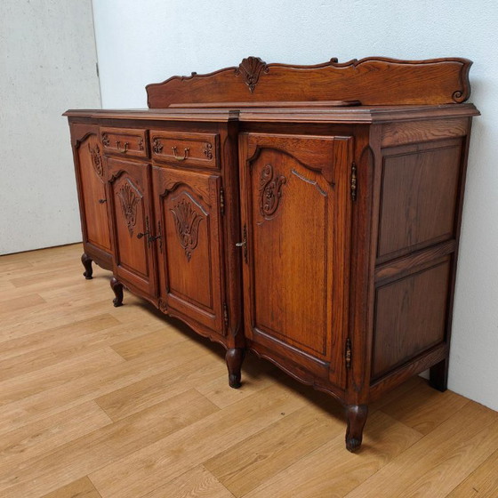 Buffet, commode, meuble mural de style Queen Anne – Buffet bas, Wood (photo 4 of 20)