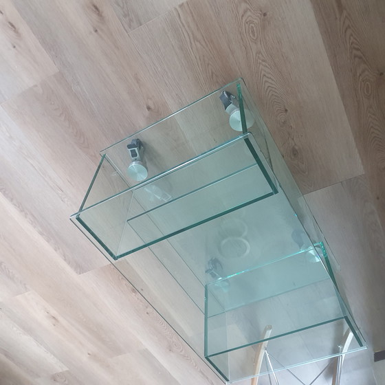 Image 1 of Glas 80er Design Tisch