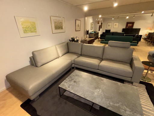 1x Rolf Benz brand leather sofa
