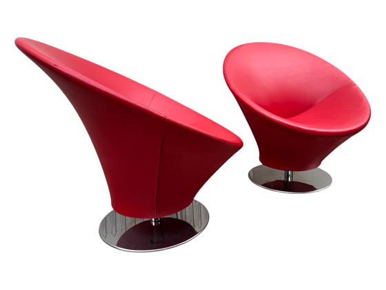 Image 1 of 2 x draaibare design fauteuils 