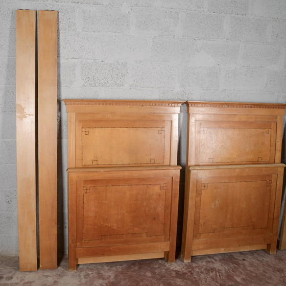 Letti Art Déco Filettati – Letti singoli, Legno, Art Deco (photo 2 of 18)