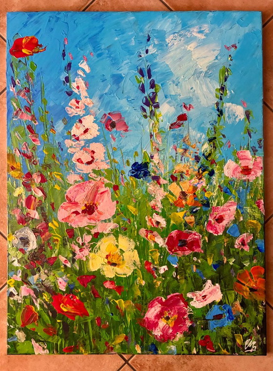 Field of Flowers – Paintings & Drawings, Canvas (photo 5 of 12)