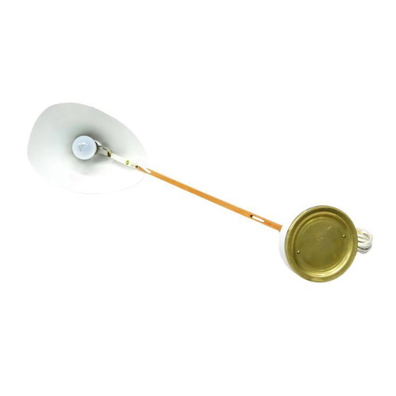 Image 1 of Hans Agne Jakobsson B54 bureaulamp van teakhout en messing