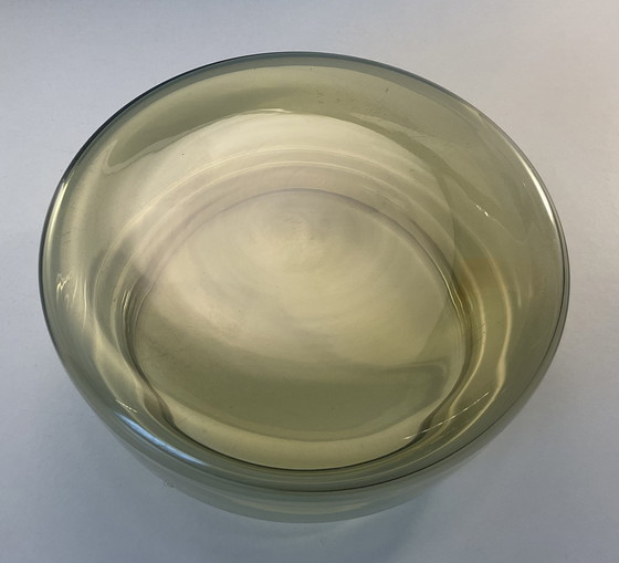 Image 1 of Pot de conservation Blåtopp par Willy Johansson pour Hadeland Glassverk