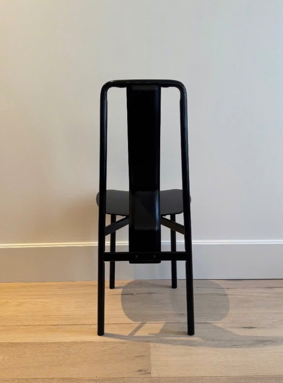 Image 1 of Zanotta Irma eetkamerstoelen – set van 4 Italiaans design