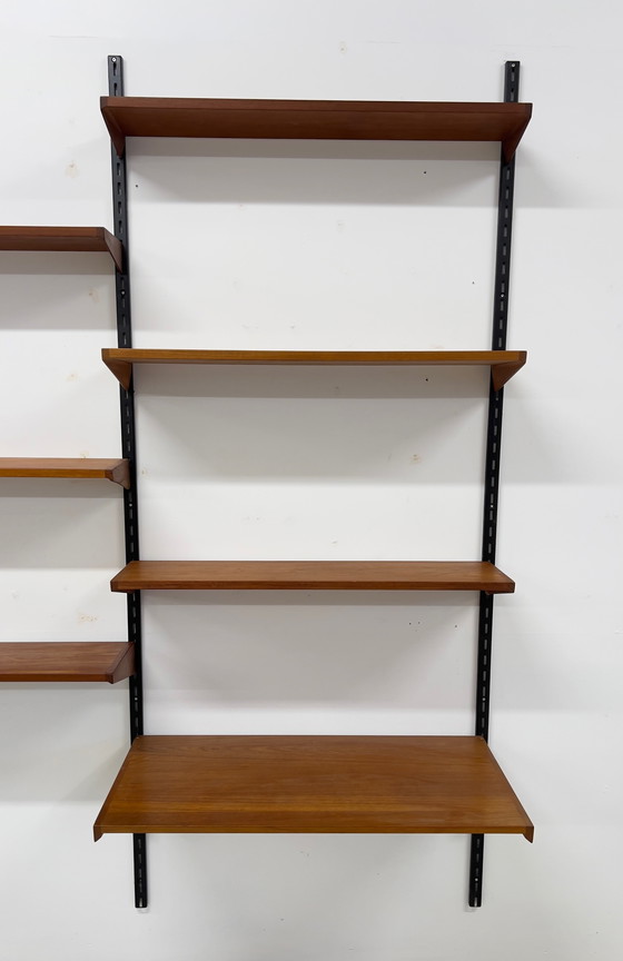 Image 1 of Système d'étagères en teck de Kai Kristiansen de FM Møbler