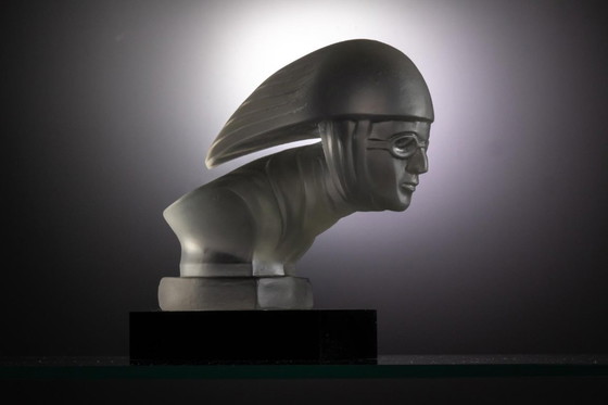 Image 1 of Set di tre sculture in vetro, Heinrich Hoffmann, anni '30