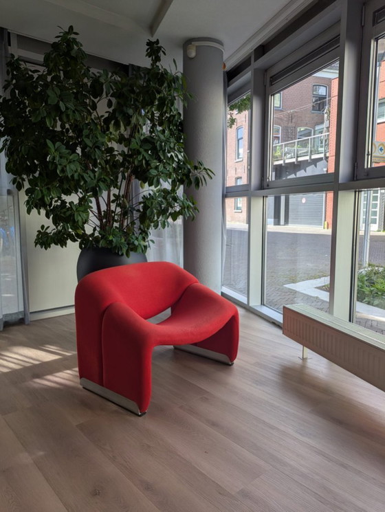 Image 1 of Pierre Paulin - Artifort Groovy Silla M F598 en Rojo - lote de 2