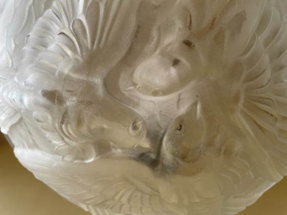 Noverdy Lampada a sospensione a ciotola francese Art Déco 1930 – Lampade a sospensione, Ottone (photo 8 of 12)