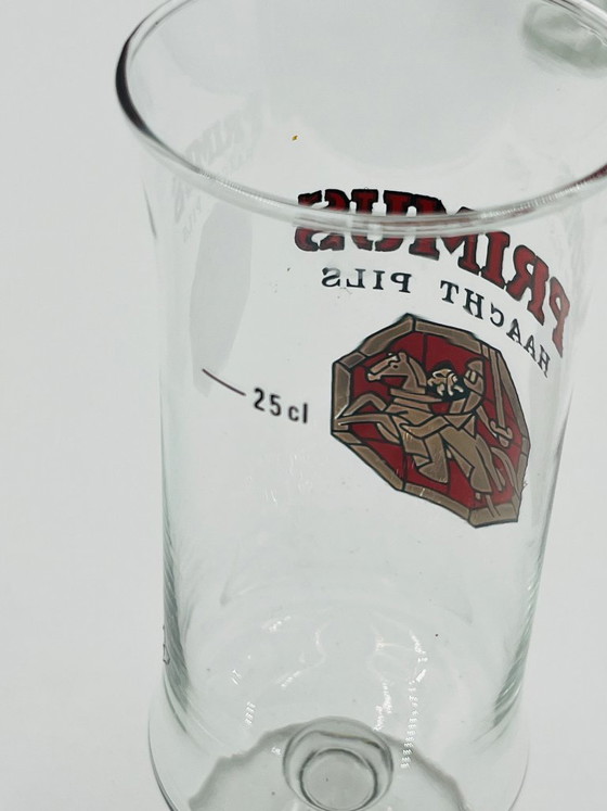 Lotto di 6 bicchieri da collezione Primus Haacht Pils, Bicchieri e caraffe, Vetro, Trasparente (foto 6 di 8)