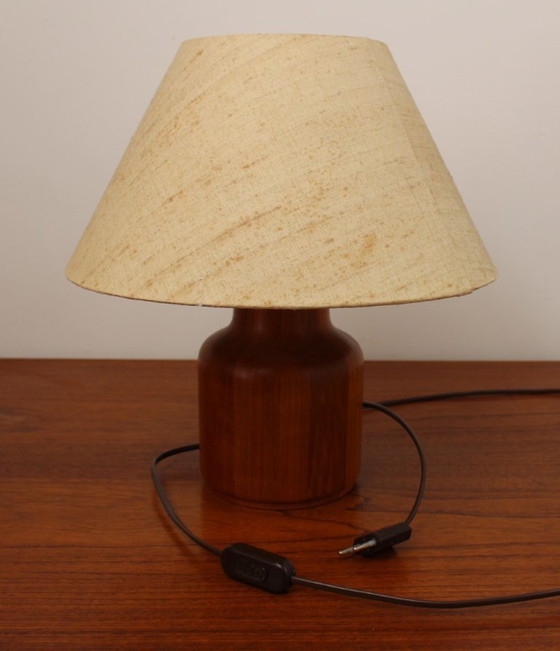 Image 1 of Lámpara de mesa de teca de Kirk Copenhagen