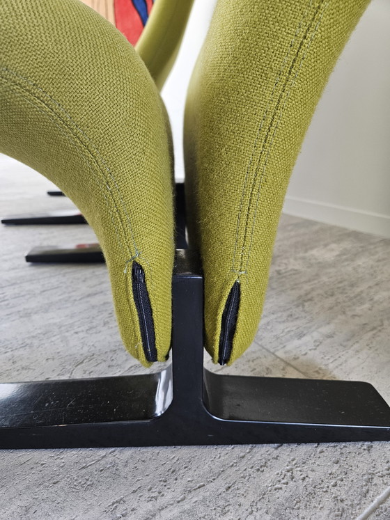 Image 1 of 2x F780 lounge chairs by Pierre Paulin, Artifort