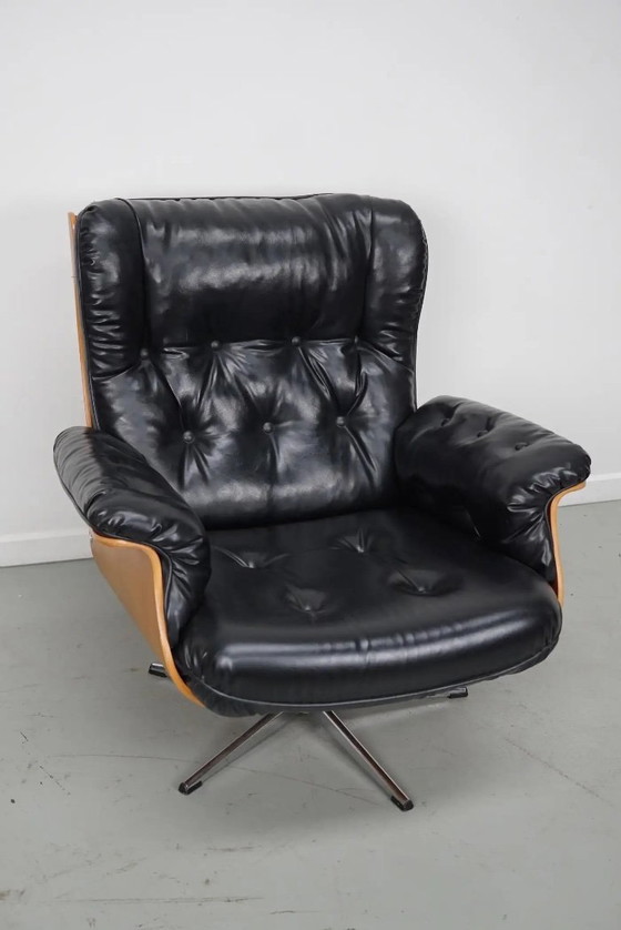 Image 1 of Vintage Fauteuil / Lounge Chair van Martin Stoll voor Giroflex, Duitsland Jaren 60