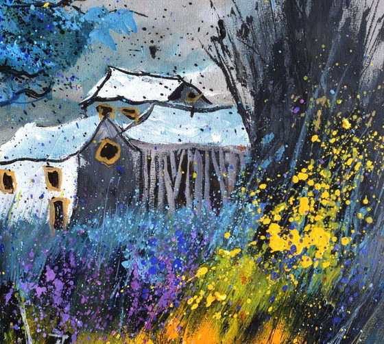 Houses in the Wood – Paintings & Drawings, Canvas (photo 4 of 5)
