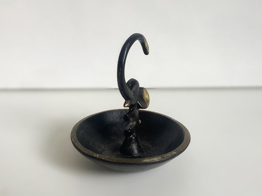 Walter Bosse Herta Baller Vienna tray elephant bronze 1950s