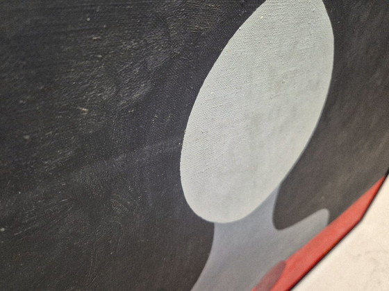 Image 1 of Olieverf op doek, gesigneerd en gedateerd 1971, van Pauli Vuorisalo (1944-2016), een Finse schilder.