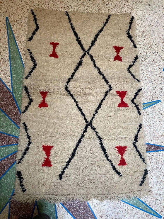 Marokkaans Berber vloerkleed gedecoreerd 250cmx150cm – Vloerkleden en tapijten, Wool, Bohemian (photo 10 of 10)
