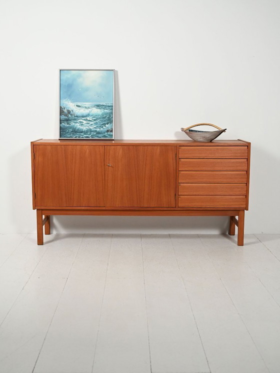 Image 1 of Buffet géométrique scandinave des années 1960