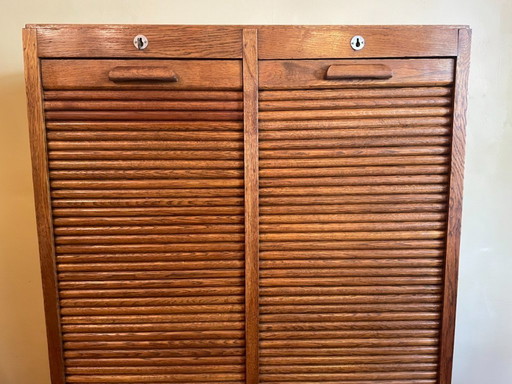 Archivador con persiana Archivador de música Art Déco Francés