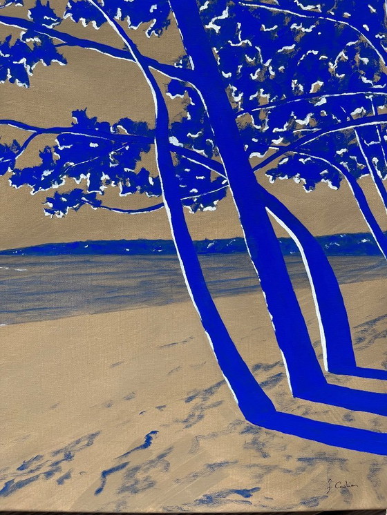 Image 1 of Acryl Auf bespanntem Keilrahmen. Format 61x50cm.