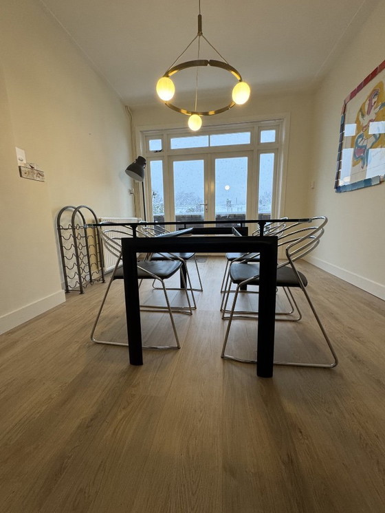 Image 1 of Table et chaises de salle à manger design italien (table et ensemble table en option)