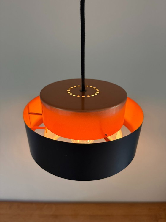 Vintage Fog & Morup Juno Pendant - Jo Hammerborg - Danish Design Lamp – Fog & Mørup, Pendant lamps, Aluminium (photo 7 of 11)