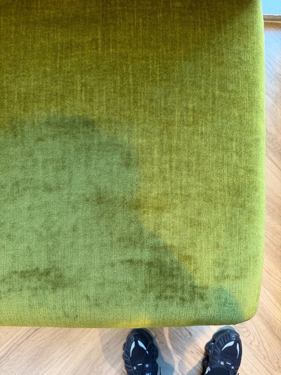 Image 1 of Divano modulare vintage in velluto verde muschio