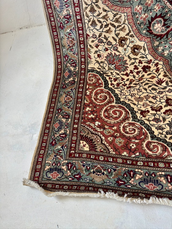 Persian Rug Hand-knotted Oriental Rug Tabriz 200 x 300 cm – Rugs & carpets, Wool, Silk (photo 3 of 5)