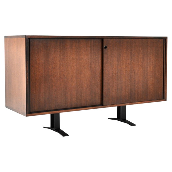 Low cabinet Pitagora by Renato Venturi and Ennio Fazioli for MIM, 1960 – MIM Roma, Metal, Mid Century Modern (photo 2 of 26)