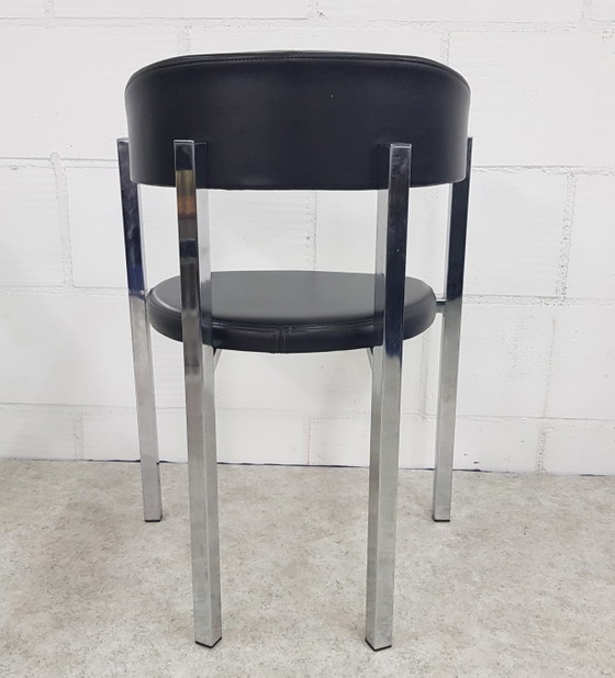 Image 1 of 5x skai chroom design stoelen
