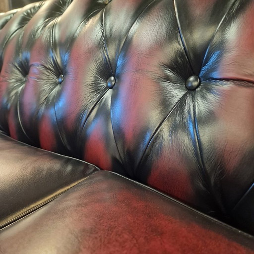 Chesterfield Melbourne 3-seater - Antique Red SA