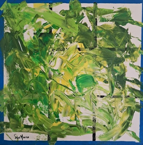 Image 1 of Enzo SAN MARCO – Green Deal, Green Jail – Gemälde des Künstlers