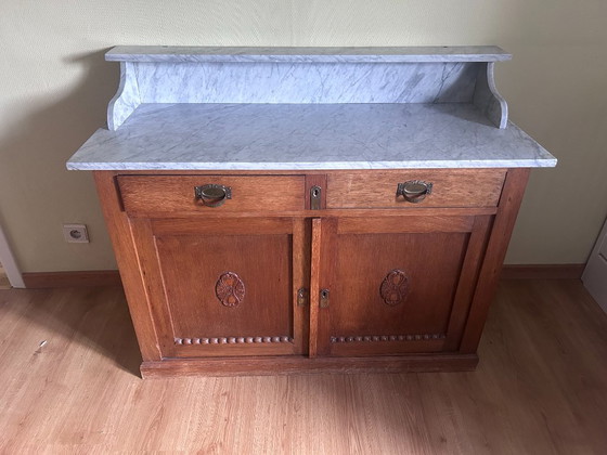 Mobile lavabo antico – Credenze, Marble, Wood (photo 2 of 5)