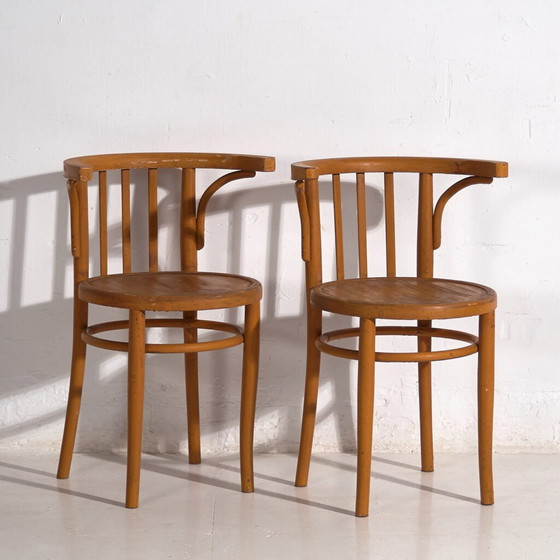 Antique armchairs Thonet (c.1920). Set of 2 pieces #9 (photo 11 of 18)