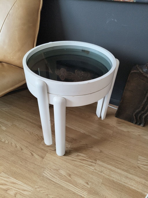Ensemble original Porada Arredi 'Trittico' Tables d'appoint – Vintage Années 70