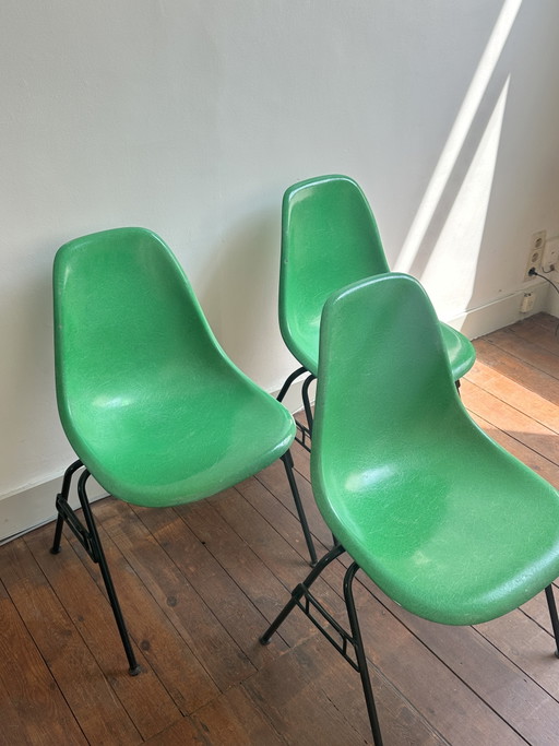 3 chaises Eames DSS