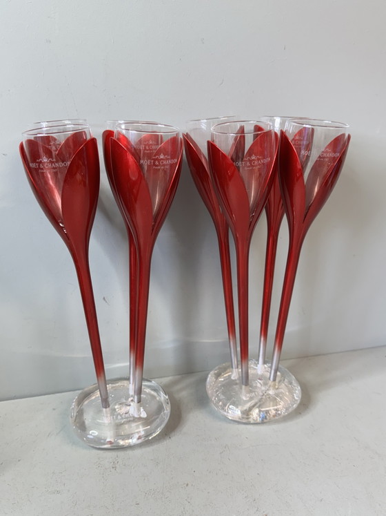 Moët & Chandon Champagneglazen - Set van 8 – Tafelaccessoires, Glass, Plastic (photo 3 of 15)