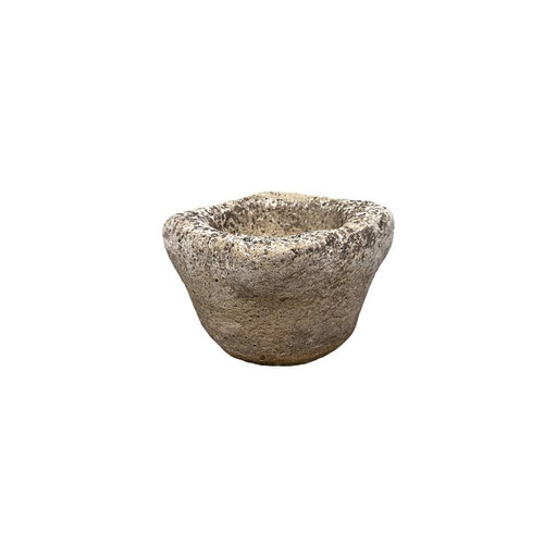Antiek Frans Kalkstenen Vijzel, 18e/19e Eeuw – decoratieve objecten, Stone