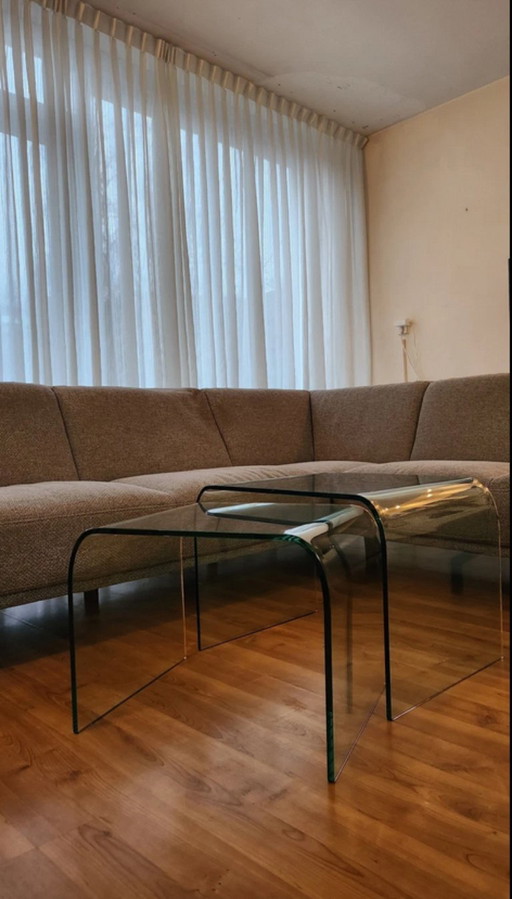 Fiam Rialto + set of two Fiam nesting tables