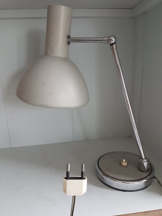 Image 1 of Lampe de bureau Stilux italienne vintage patinée des années 50