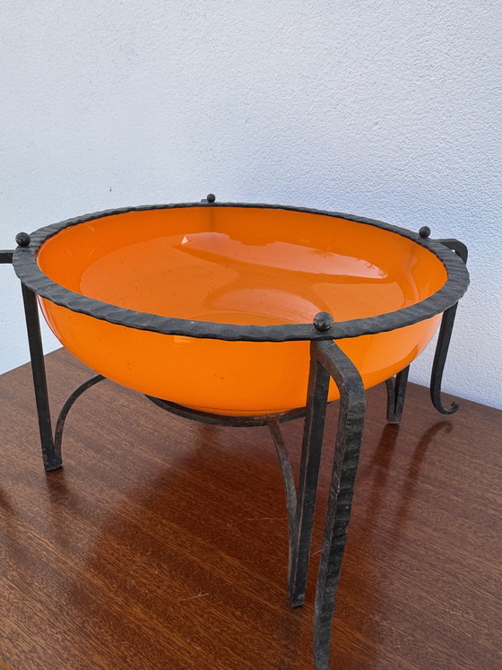 Image 1 of Ciotola con piedistallo in stile Art Déco KOLEK