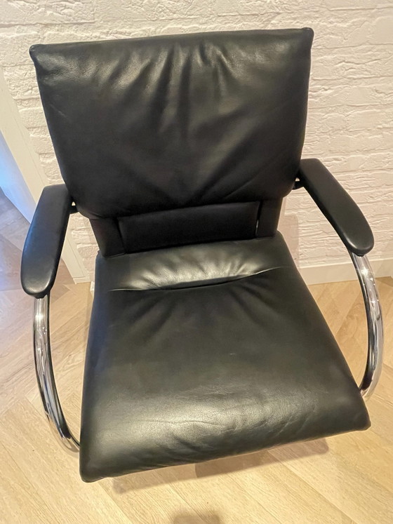 Vitra chairs (6 pieces), Chairs and lounge chairs, Leather, Metal, Black (photo 3 of 5)