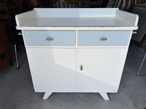 Cassettiera Vintage Cassettiera Fasciatoio Credenza – ladekasten, Metal, Wood