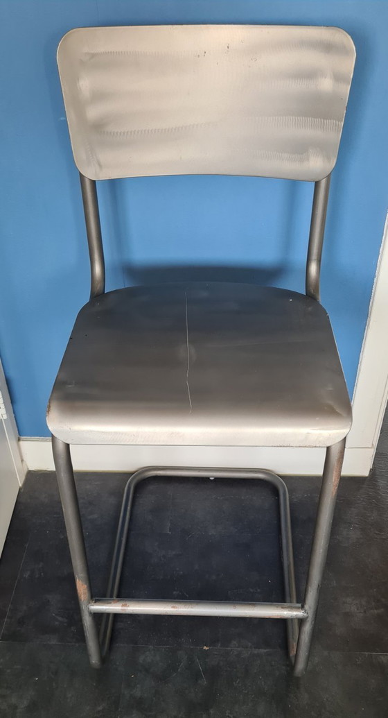 Image 1 of Sgabello in metallo sospeso della Schoolhouse di Restoration Hardware