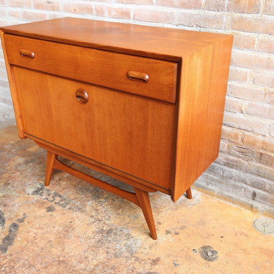 Image 1 of Meuble TV vintage, petit buffet, Louis Van Teeffelen pour Wébé