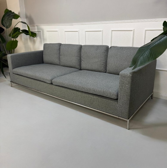 Image 1 of 2x B&amp;B Italia George Designer Brand Sofa Grey Classic