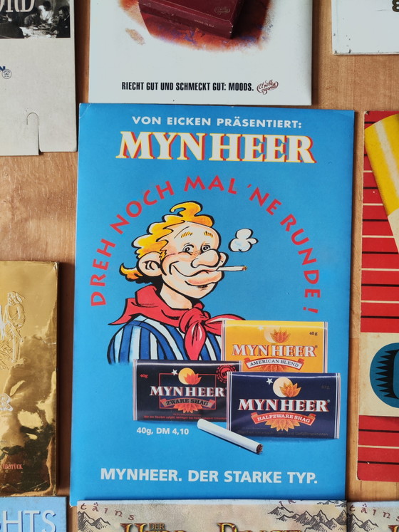 36 x Original Advertising / Signs / Posters - Cigarettes & Tobacco – Decorative Objects, Rubber, Plastic (photo 3 of 11)